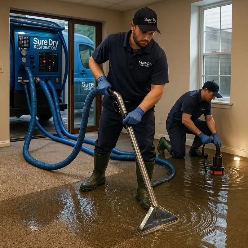 Water Extraction and Removal process in New Ulm, MN